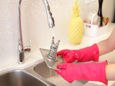 تنظيف فلتر غسالة الصحون