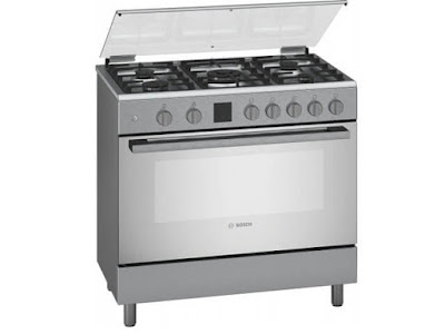 بوتاجاز بوش HGJ9A8Q50I  بمروحة  استانلس ستيل