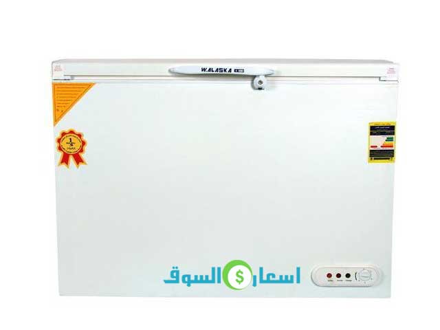 ديب فريزر الاسكا افقي  ديفروست موديل CH400 ابيض
