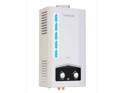 سخان تورنيدو غاز 10 لتر ديجيتال موديل GHM-C10BNE-W