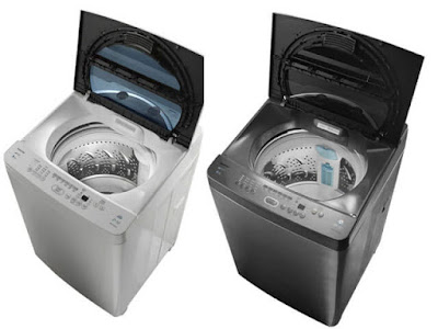 غسالة توشيبا فوق أتوماتيك 10 كيلو سيلفر وابيض موديل AEW-E1050SUP