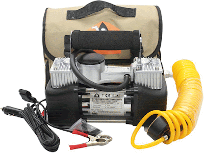 منفاخ هواء كهربائي للسيارة ماركة الجمل 2 سليندر