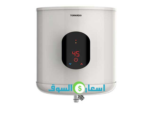 اسعار سخان توشيبا تورنيدو كهرباء 2023 ومميزات وعيوب كل نوع 6 سعر سخان كهرباء تورنيدو 45 لتر ديجيتال ابيض موديل EWH-S45CSE-F