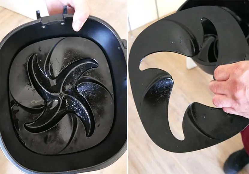 سعر قلاية هوائية فيليبس xxl في السعودية و اهم مميزاتها و عيوبها 4 Philips XXL cleaning parts